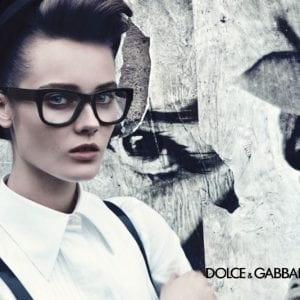 Black frame Dolce & Gabbana Glasses