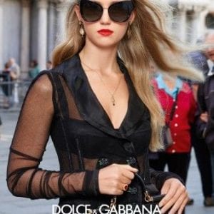 Wide cat eye Dolce & Gabbana Glasses