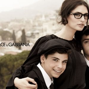 Family wearing Dolce & Gabbana Glasses