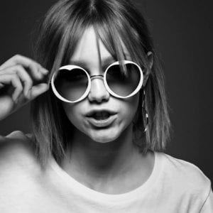 Kate Spade Glasses modern frame hearts