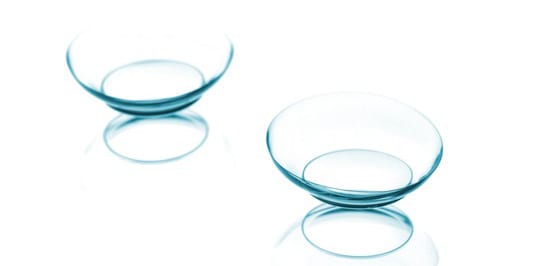 contact lenses with contact lens solution