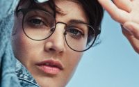 woman wearing PRODESIGN Glasses Edmonton
